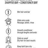 Rainforest Hair Duo | Shampoo Bar & Conditioner Bar